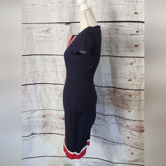 Boden Flora Ponte Sheath Dress Size 4 - Picture 4 of 7